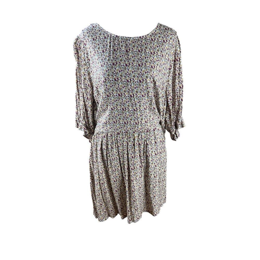 Natural Life Floral ditzy Print Women's Dress L/XL cottagecore career